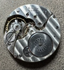 ILLINOIS 16S 15J GRADE 173 PW LS POCKET WATCH MOVEMENT private label