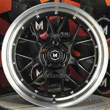 Staggered 20x8.5 20x9.5 5x112 Mflow Mfl2 Black Silver Lip 16 Spokes 4 Wheels Staggered 20x8.5 20x9.5 5x112 Mflow Mfl2 Black Silver Lip 16 Spokes 4 Wheels