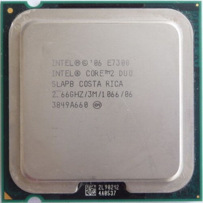 Intel Core 2 Duo E7300 2,66Ghz 3MB 1066FSB Prozessor (SLAPB) REF