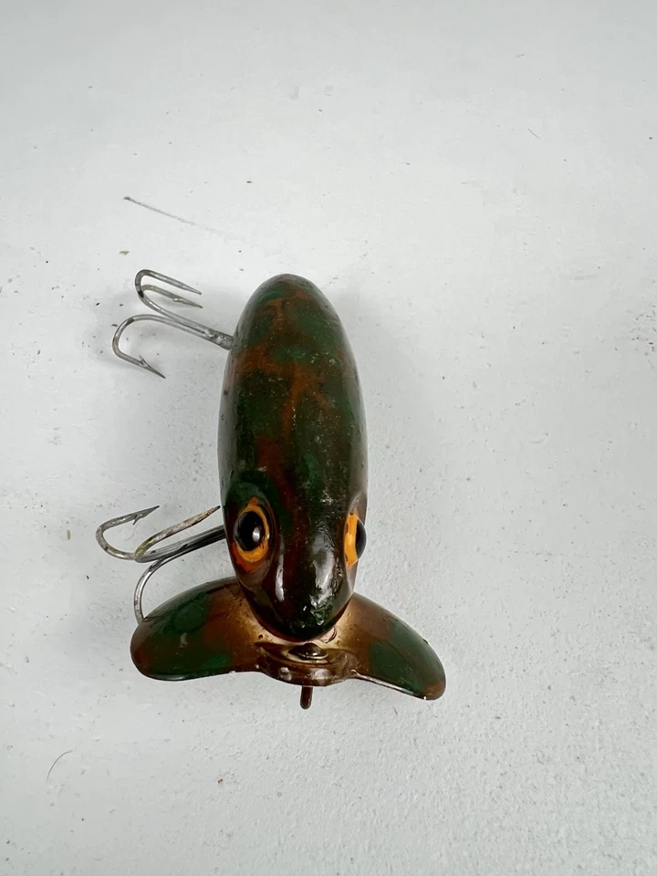 3 señuelos Jitterbug de colección con cebo de caja de aparejos de labios de plástico Foto 4 de 4