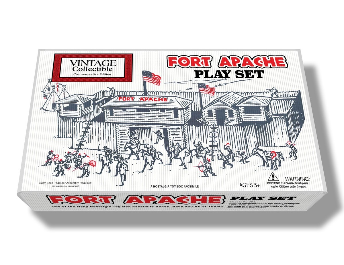 Marx Vintage Collectible Fort Apache Play Set Box | eBay
