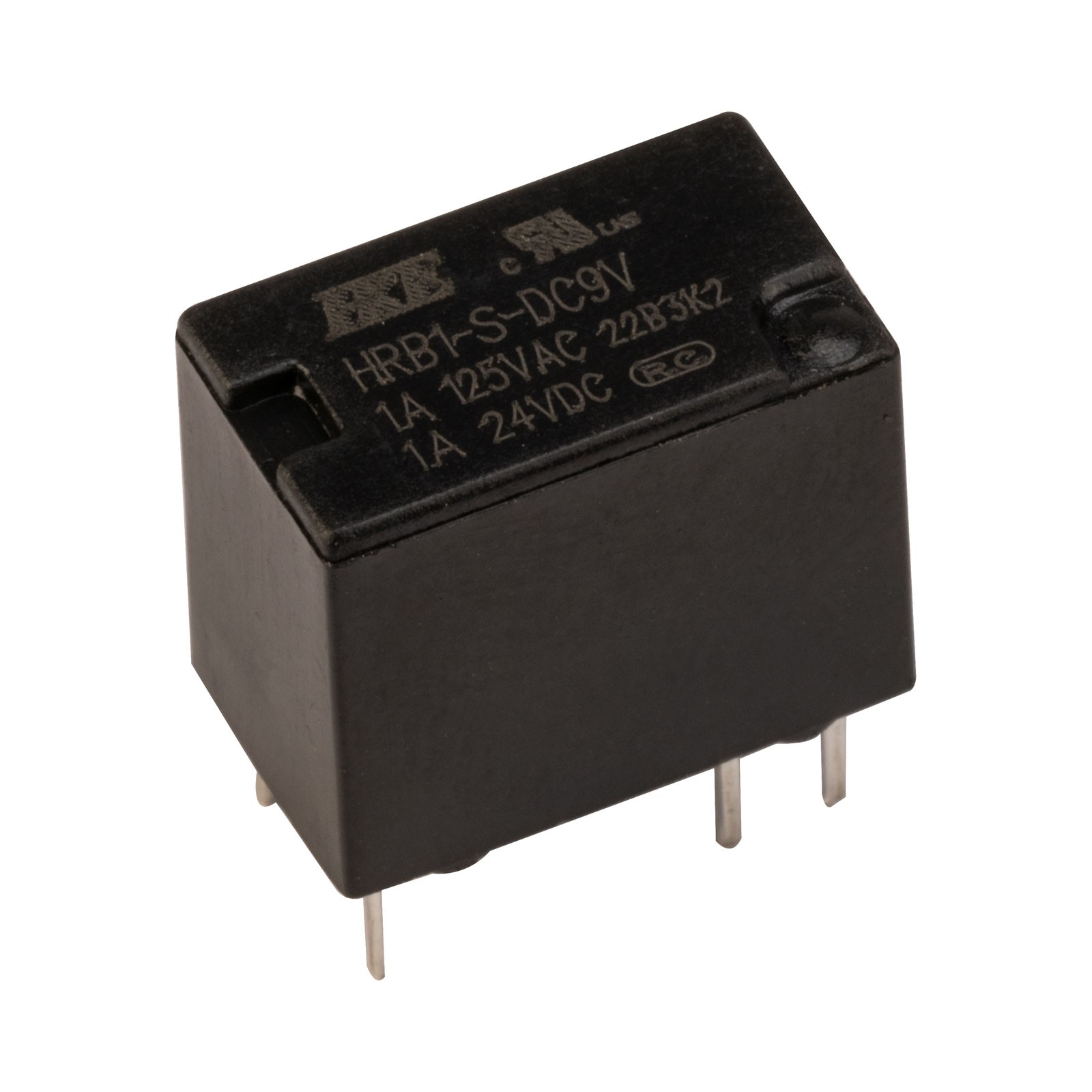 R-TECH RTD23 Microminiature Signal Relay 9VDC SPDT 1A 12.3x7.3x10.2mm