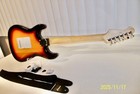 Donner Standard Electric Guitar 39" Solid Body Full Size Sunburst HSS Excelent — photo 8