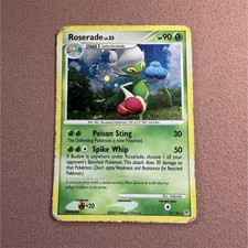 SWIRL Pokémon Company Roserade Diamond and Pearl 13/130 Holo Rare EN 90 HP on eBay