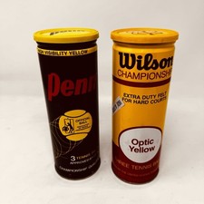 Vintage NOS Lot of 2 SEALED Ball Cans PENN WILSON