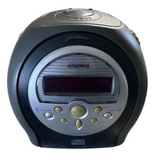 Audiovox CD1172 AM/FM Alarm Clock Radio CD Player - Tested WORKS 