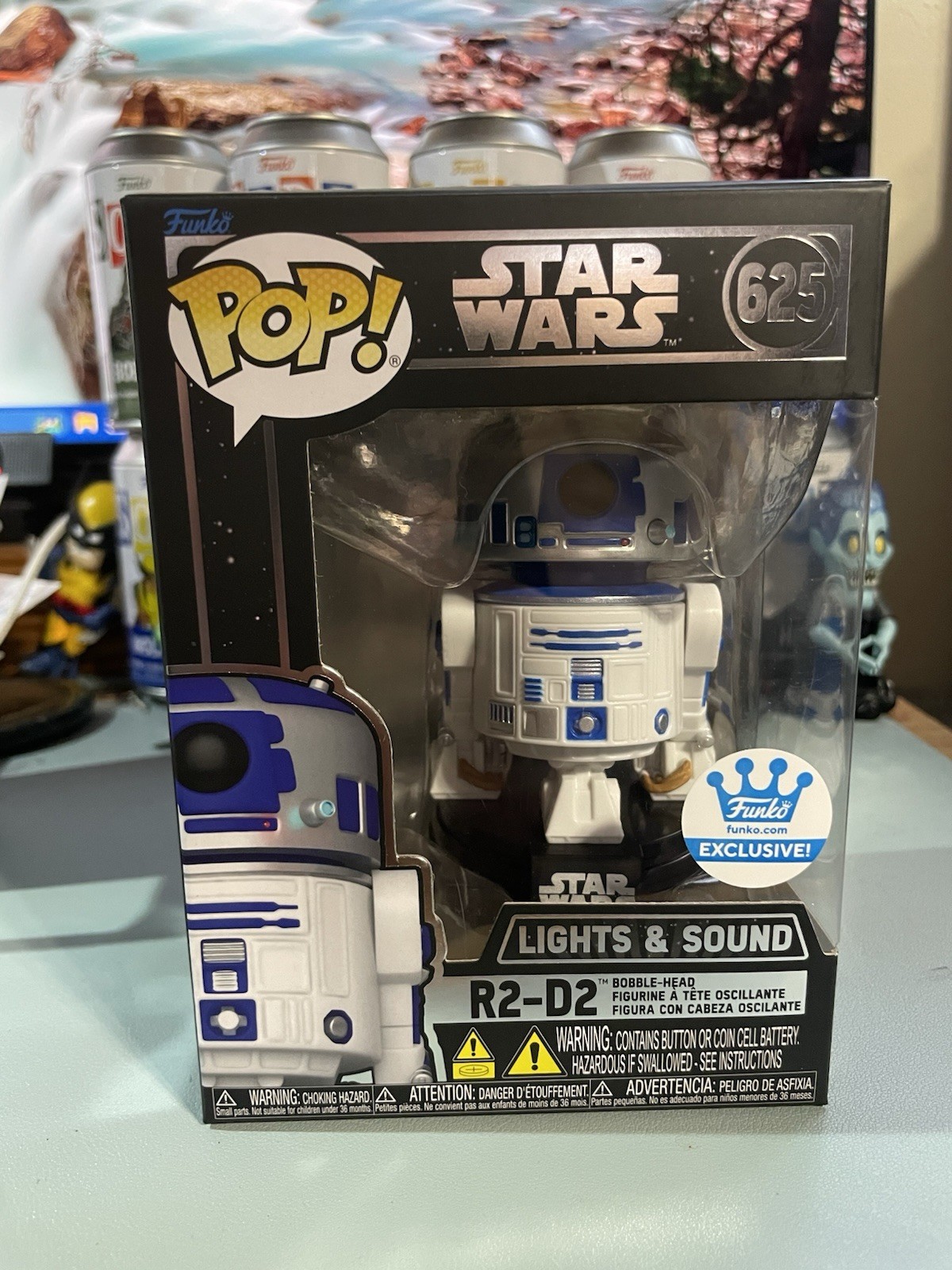 Funko Pop! Star Wars - R2-D2 Lights & Sound #625 Funko Exclusive 2023