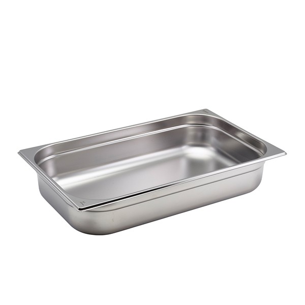 GenWare Stainless Steel Gastronorm Pan Storage Buffet Food Pan 1/1 - 100mm Deep