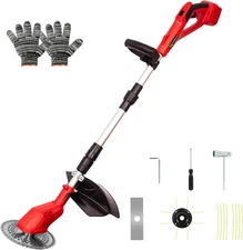 Cordless String Trimmer for Milwaukee 18V Battery, 8 INCH Brushless Weed Wacker 