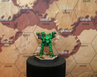 Pro Painted Battletech CGL FireMoth (Dasher) Clan Jade Falcon Delta Galaxy