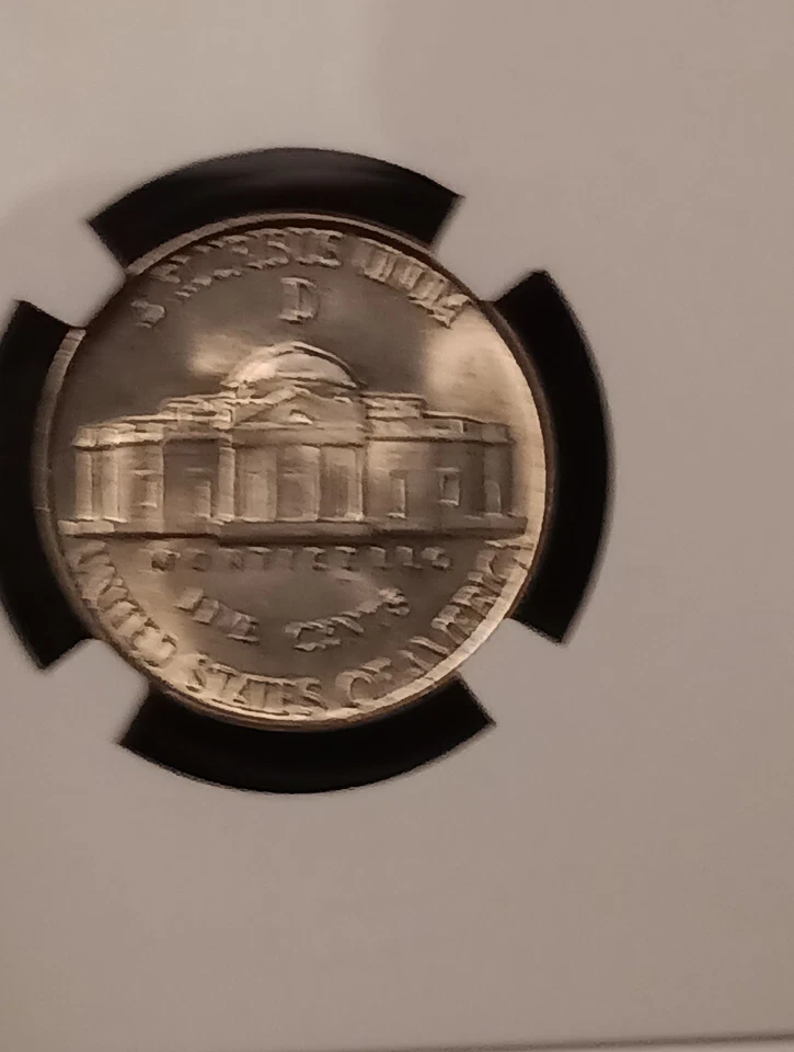 👉1945+1946 D/D Error Jefferson Nickels NGC MS66 &MS65 (2 Slabs Set ) - Image 4 of 4