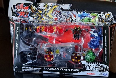 Bakugan Street Brawl Clash Pack Action Figure Set