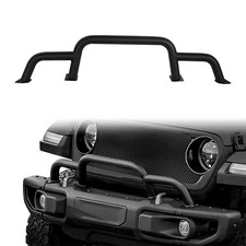 Fits Jeep Wrangler Jl 2018-2024 Front Bumpe Grille Brush Guard Bull Bar Steel