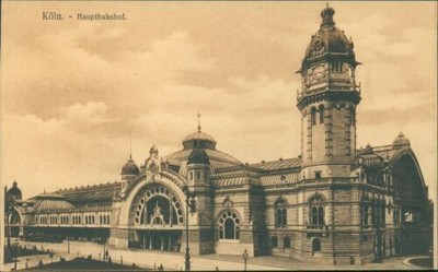 Ansichtskarte  Köln Hauptbahnhof um 1910  (Nr.0679)