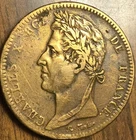 1827 COLONIES FRANÇAISES 10 CENTIMES COIN