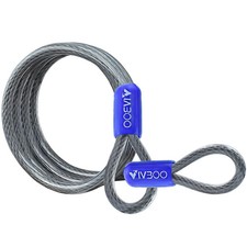 5/16in Heavy-Duty Security Cable with Loops 4FT/6FT/8FT/10FT Cut-Resistant an...