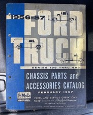 1956 1957 Ford Truck Chassis Parts Catalog Original Book 1956 1957 Ford Truck Chassis Parts Catalog Original Book