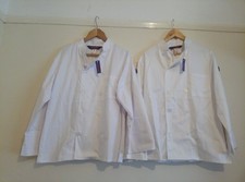 2x Longlife Chefs Food Küche Jacke Unisex Gastronomie Uniform S Small