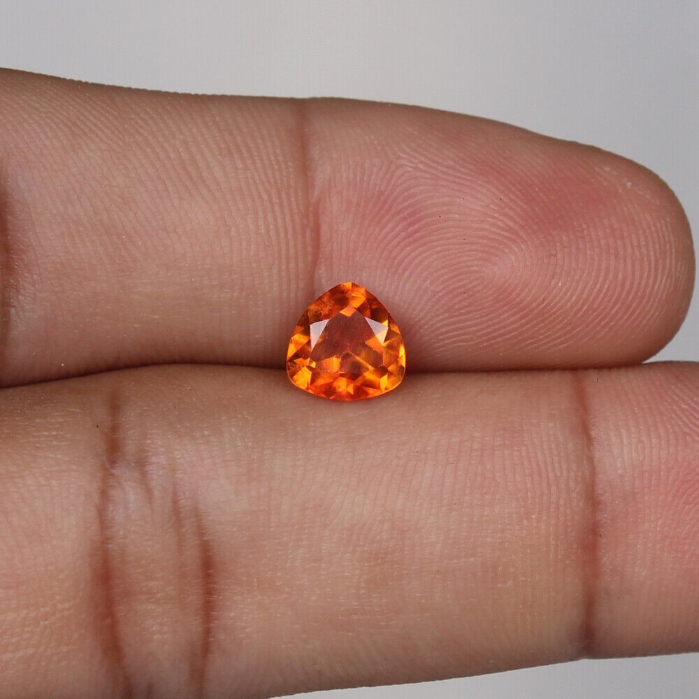 Orange Sapphire Padparadscha 2.55 Ct. Trilllion Shape Awesome Loose ...