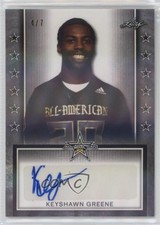 2020 Leaf Metal US Army All-American Bowl Tour 4/7 Keyshawn Greene Auto k4s
