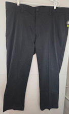 Oak Hill Tech Pant Men's 48x30 Black Straight Fit Flat Front Pants NWT 79.50