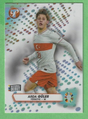 Arda Guler - 2024 Topps Pristine Road To Euro National Debut Refractor #190
