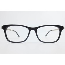 b.e bio eyes Larkspur BE252 BLK Black Rectangular Eyeglass Frames 51-16-142