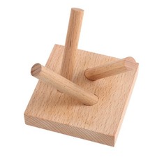 Softball Display Stand: Wooden Baseball Holder - Easel for Display Crystal Ball