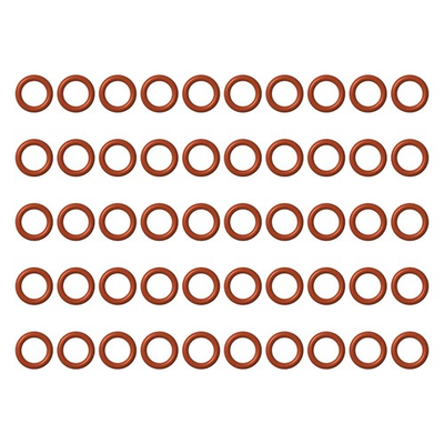 #ad #ad 50PCS Silicone O Rings 8.5mm OD 5.5mm ID 1.5mm VMQ Seal Gasket Red Washer $12.77
