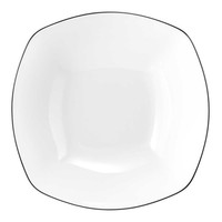 Seltmann Weiden Lido Black Line SchüSsel Eckig 24,5 Cm