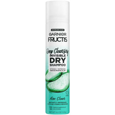 Garnier Fructis Deep Cleansing Invisible Dry Shampoo Rice Starc Aloe Clean 4.4oz