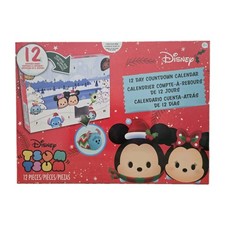 NEW Disney TSUM TSUM Advent Calendar 12 Day Countdown 3" Plush Christmas Holiday