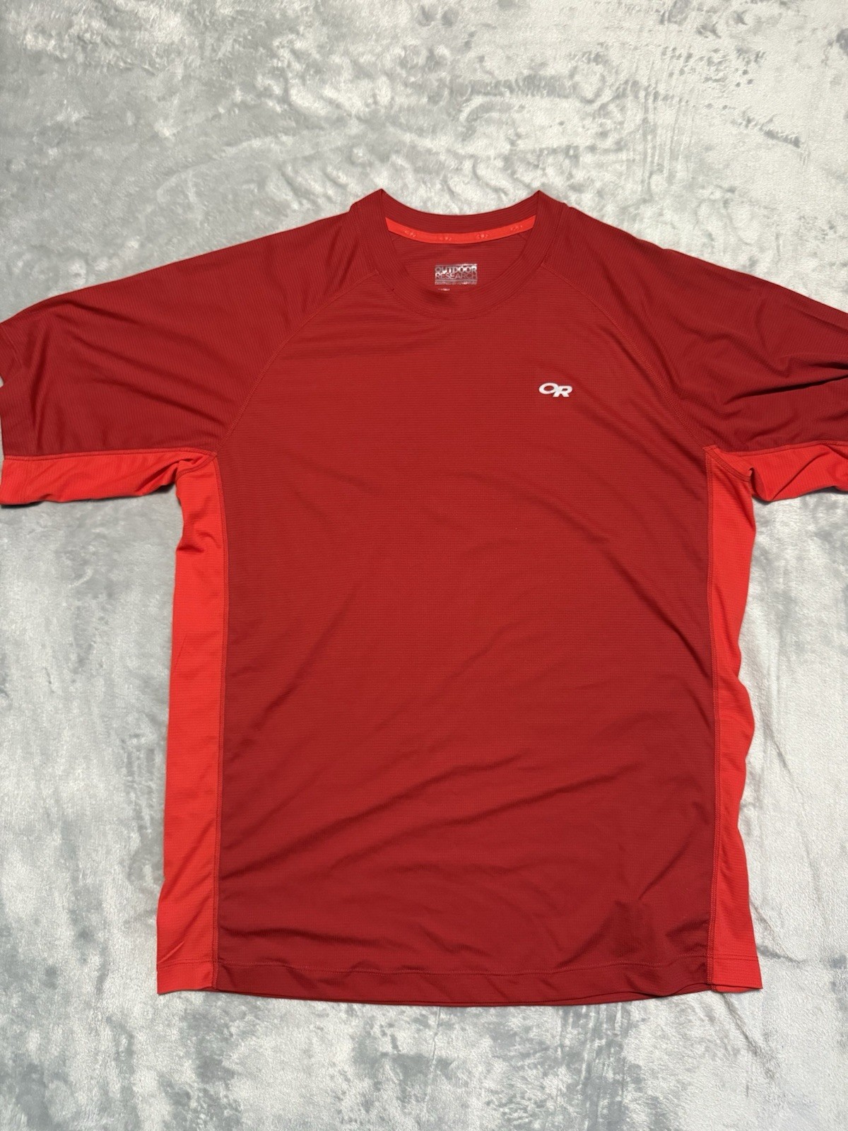 Outdoor Research Mens Echo Active T Shirt Large Red Athletic Tee
