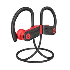 Boean Workout Headphones Bluetooth Headphone with Mic 5.3 M, Red