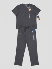 Medical Scrub Set Unisex Uniform Top Pants