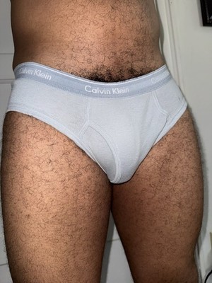 Vintage Calvin Klein Mens Brief Low Rise Size Medium Gray Rare