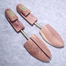 CEDAR Wooden Shoe Trees Mens LARGE 10-11.5 NWOB Made In USA 1 PAIR