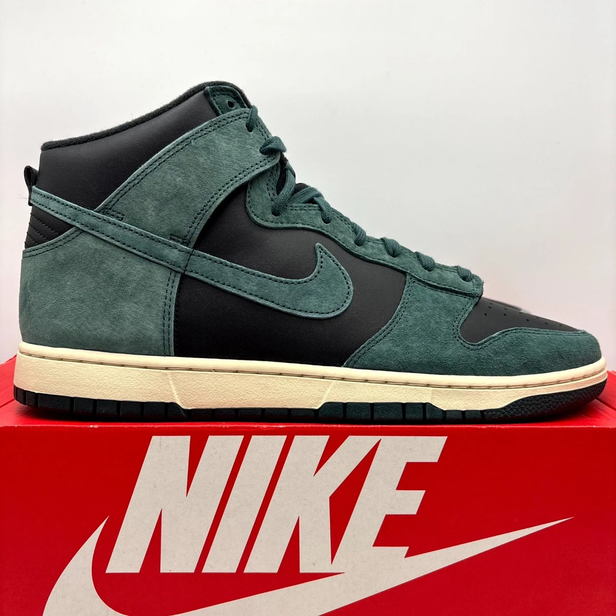 Preços baixos em Nike Dunk Premium High Faded Spruce | eBay
