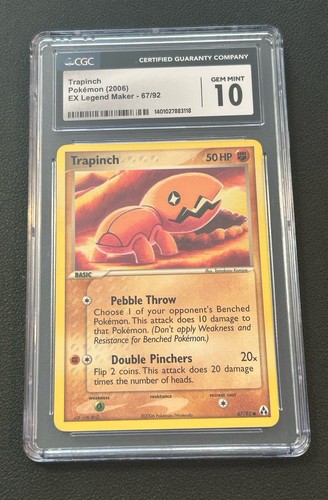 Trapinch graded CGC 10 for sale on eBay