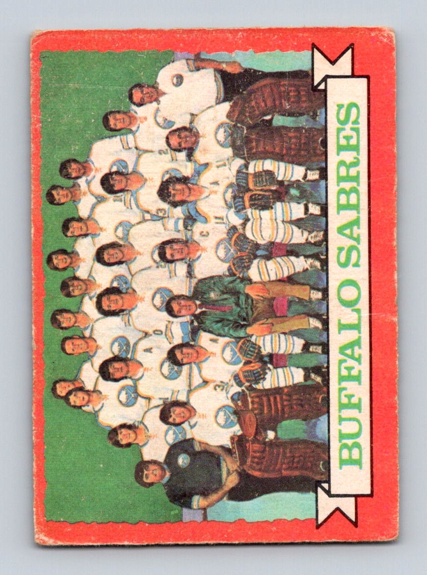 Sabres Team #94 Hockey Cards 1973 O-Pee-Chee trading card — raw and PSA graded price guide