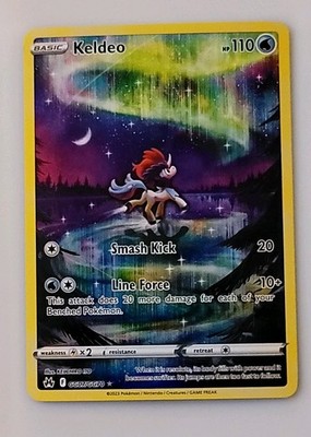 Pokémon TCG Keldeo Ultra Rare Crown Zenith: Galarian Gallery GG07/GG70 NM