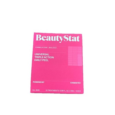 Beauty Stat Beautystat Universal Triple Action Daily Peel, 10 Treatments NIB