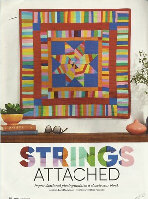 A0286  STRINGS ATTACHED WALLHANGING  QUILT PATTERN/INSTRUCTIONS