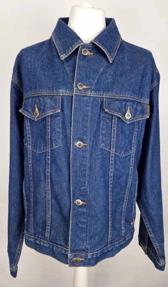 Timberland Weathergear Mens Denim Jacket Size L Blue Good Condition. BJ3
