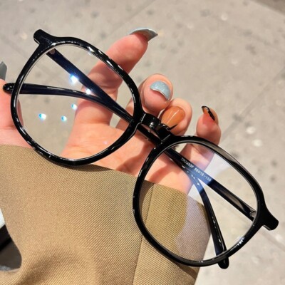 Fashion TR90 Extra Large Frame Reading Glasses Anti Blue Light Men Women Reader