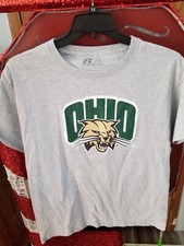 Ohio Bobcats T Shirt Large Russell