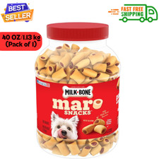 Milk-Bone MaroSnacks Small Dog Treats With Bone Marrow,40 OZ/1.13 kg Pack of 1 