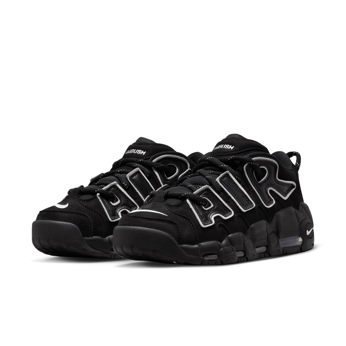ナイキ NIKE × アンブッシュ AMBUSH 【 AIR MORE UPTEMPO LOW SP Black and White FB1299 001 】 エア モアアップ テンポ ロー ブラック アンド ホワイト スニーカー f31800 AMBUSH × Nike Air More Uptempo Low 