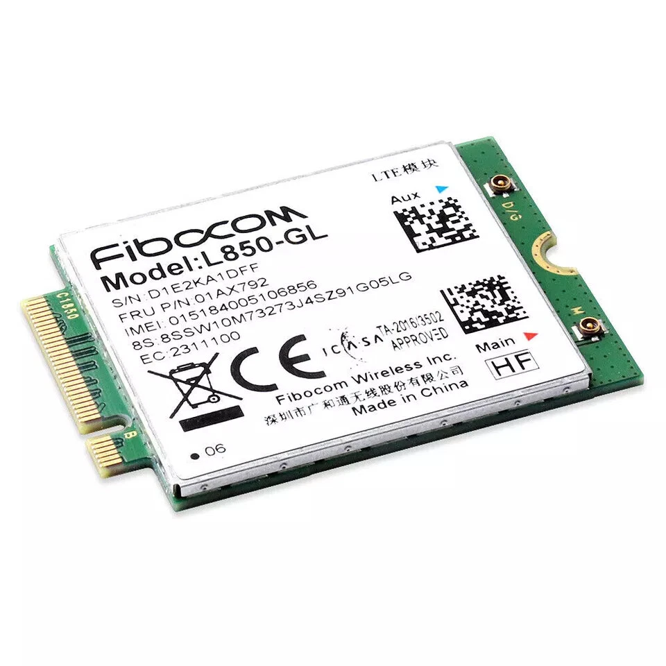 01AX792 L850-GL LTE 4G WWAN Card For Thinkpad X280 T480 T480S T580 P52S L480 P52 - Image 3 of 4
