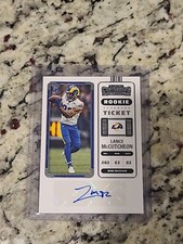 Lance McCutcheon Contenders Rookie Auto